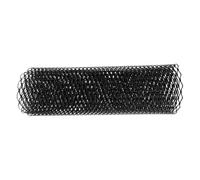 Mikikit Automotive Front Bumper Grille Mesh 33x100cm Aluminum Alloy Car Grill Guard Seagull Pattern 8x25mm Black Metal Screen for Car Radiator Vent Tuning
