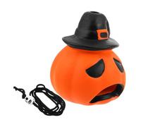 Mikikit Aztec Death Whistle Loud Halloween Whistle with Ghostly Screams Portable Orange Pumpkin for Costume Props and Pranks Inspired by Ancient Traditions