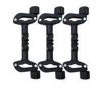 Mikikit Baby Stroller Connector Universal Design for Twin Strollers Adjustable Detachable Iron and Plastic Pushchair Coupler Clip for Walking and Park Use