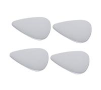 Mikikit Bass Ukulele Jazz Guitar Picks Stainless Steel 4Pcs for Electric Acoustic Guitars Compact Design for Travel Use