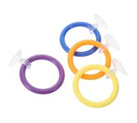 Mikikit Betta Fish Training Hoops Plastic Exercise Rings 4pcs with Suction Cups Providing Comfortable Environment and Versatile Training Sessions for Aquarium Fish Tank