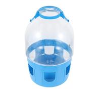 Mikikit Bird Water Feeder Drinking Bowl Large Capacity round Pvc Easy to Clean and Removable Random Color for Doves and Birds Suitable for Home Decoration