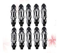 Mikikit Black Metal Hair Clips and Teens Simple Lace Barrette 10pcs Stylish Design Stops Hair being Messy and Stays Well in Place for Everyday Use