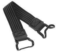 Mikikit Black Tablet Hand Strap Simple Practical Design Nylon and Abs Material with Easy Installation and Secure Fit for Hands-free Reading and Comfortable Grip