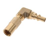 Mikikit Brass Quick Connect Adapter for Rv Griddle Accessories Easy Install Conversion Fitting Compatible with Blackstone Grill Gas Connector for Safe Secure Outdoor Cooking