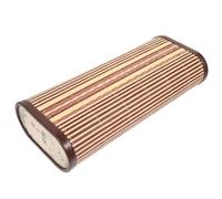 Mikikit Breathable Bamboo Woven Pillow with Ergonomic Design and Lumbar Support, Cooling Summer Neck Rest Pillow for Home and Sauna Use, Handmade Plastic Material with High Craftsmanship