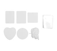 Mikikit Car Aromatherapy Replacement Pads Felt Material 61pcs Set Small and Light Easy to Operate DIY Car Air Freshener Refill Pads for Aromatherapy Discs