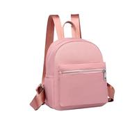 Mikikit Casual Satchel Oxford Cloth Backpack Lightweight Adjustable Shoulder Straps Mini Stylish Simple Design for Girls for Travel and Daily Use