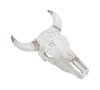 Mikikit Cattle Skulls Aquarium Decoration Durable Resin Reptile Hideout for Fish Tank Turtle and Lizards Unique Cave Landscape Decor for Reptile Habitats