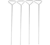 Mikikit Cell Spreader, Stainless Steel 4pcs Rust Resistant Triangle Shaped for Edge-Less Design Laboratory Tool for Wide Spreading Experimental Teaching