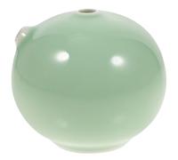Mikikit Ceramic Calligraphy Water Dropper Portable and Green Ceramic Ink Water Container for Painting and Creating Chinese Calligraphy for Chinese Culture Lovers
