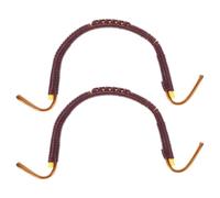 Mikikit Ceramic Teapot Handle Replacement 2Pcs U Shape Design for Chinese and Japanese Tea Kettles with Strong Woven Material for Everyday Use