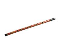 Mikikit Chinese Style Wooden Student Flute in C Key, Beginner Portable Bamboo Flute for Learning, Traditional Chinese Wind Instrument for Music Class and Practice