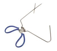 Mikikit Clay Modeling Pottery Tongs Stainless Steel Clamp Tool for Glazing and Ceramic Craft Applications