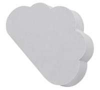 Mikikit Cloud-Shaped PVA Water Absorbent Sponge for Bathroom and Kitchen Cleaning, Scrub Sponge for Washbasin and Sink Stains, Grey, 6.2×9.5×2cm,