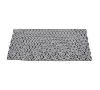 Mikikit Cotton Linen Washer Cover Dustproof Protective Cover for Washing Machine 55x130cm Navy Blue Fish Scale Pattern Universal Laundry Appliance Top Protector for Home Use