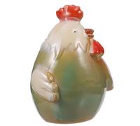 Mikikit Creative Ceramic Chicken Shaped Saving Pot with Large Capacity and Fine Workmanship Lovely Cartoon Piggy Bank Money Box Gift Money Boxes for Adults and Boys and Girls