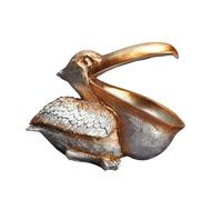 Mikikit Creative Decorative Toucan Resin Box Sundries Organizer Stylish Storage Container with Retro American Design Use Random Color for Home and Desktop for Family and Friends