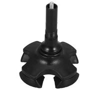 Mikikit Crutch Foot Pads Non-Skid Rubber Tips for Walking Sticks and Trekking Poles Enhanced Balance on Wet and Uneven Terrain Sturdy Mobility Aid for Adults and Seniors