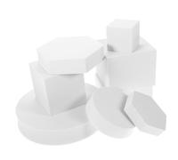 Mikikit Cube Photography Props and Photoshoot Props - Geometric Solid Foam Blocks Set Lightweight Multi-Purpose Photo Studio for Product Flat Lay and Social Media Content Creation