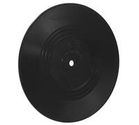 Mikikit Decorative Retro Black Vinyl Record Fridge Magnet Made of Sturdy Abs Material Stylish Refrigerator Magnet and for Office, Locker Kitchen Use