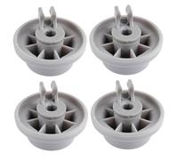 Mikikit Dishwasher Compatible Replacement for Rack 4pcs Lower Major Wheels Roller 165314 Dishwasher Rack Parts Set with Brands Supply