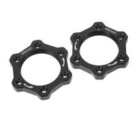 Mikikit Disk Brake Conversion Kit Rear Adapter for Mountain Bikes 6-slot | Aluminum Alloy, 22mm and 44mm Hole Spacing, 34mm Diameter, Black Finish, Quick Release and Flat Mount Use