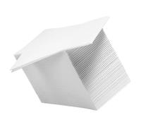 Mikikit Disposable Accessory Paper Napkins 100pcs Thick 40x30cm White Folded Single-use Convenience Napkins for Elegant and Professional Tabletop Hotel Party Use