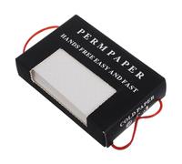 Mikikit Disposable Ultra-thin Cotton Perm Papers for Hot and Cold Perms Hair Roller End Papers for Salon and Home Use Breathable Coil Tool