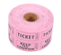 Mikikit Double Roll Raffle Tickets for Events Pink Tickets Per Roll Charity Auctions Showers Classroom Prizes Sweepstakes Celebration Keepsake