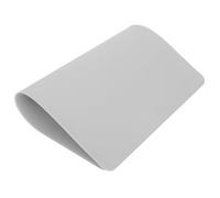 Mikikit Double-sided Soft Pu Leather Nail Art Hand Cushion Mat Waterproof Manicure Table Pad for Nail Salon Use, Flexible Dual-sided Hand Rest Accessory in Grey