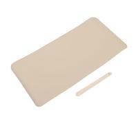 Mikikit Double Sides Desk Mousepad 60x30cm Large Mouse Mat with Elegant Design, Pu Leather and Cork Material for Home and Office Desktop Use