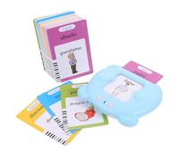 Mikikit Educational Audio Machine for Cards and Voice Stories English Spanish Learning Abs Speech Development Accessory for Boys and Preschool Cognitive Play