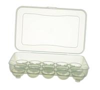 Mikikit Egg Storage Box for Fridge Fresh Eggs Organizer for Refrigerator for Daily Use