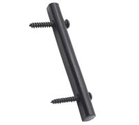 Mikikit Electric Guitar Parts Guitar Lead String Device String Retainer Bar Bass Black Metal with Mounting Screws Sleek Minimalist Style Easy Installation Stable Performance