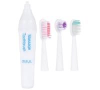 Mikikit Electric Toothbrush Safe and Gentle on Teeth and Gums for Pets with Waterproof Design with Acoustic Cleaning Technology Random Color for Traveling and