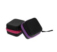 Mikikit Essential Oil Storage Bag in Capacity an Shock Portable Eva Box for Cosmetic Organization for Aromatherapy Oil and Jojoba Organic Storage Random Color
