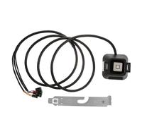 Mikikit External Power off Button for Desktop Computer with Dual USB Ports and Press Again to Shut down Function, Abs and Rubber Material, for Home Users and Large Enterprises