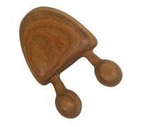 Mikikit Face Massage Comb Acupoint Massager Tool Wooden Comfortable Touch Simple Wood Craft for Face and Body Massage Suitable for Family and Outdoor Use