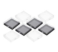 Mikikit Fake Nail Storage Case with Lid for 8pcs Press on Nails Sturdy Pp Material and Prevents Bending for Salon or Home Use