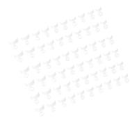 Mikikit Fake Nails Plastic Nail Tips and Light Weight with Natural Appearance 500pcs White Crescent for Manicure Art Accessories