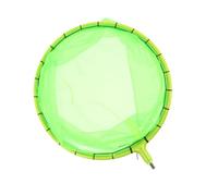 Mikikit Fluorescent Green 35cm Diameter Fishing Net Head Removable Mesh Landing Net for Outdoor Fishing and Shrimp Catching