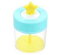 Mikikit Foam Maker for Facial Cleanser and Shower Gel, Plastic Soap Foamer with Automatic Rebound Pump, Small Blue Star Bubble Cup for Skin Care and Daily Cleansing