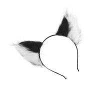 Mikikit Fox Animal Ear Headband Cosplay Party Accessory Faux Fur Design Fantastic Mr Fox Ears for Costume Events and Animal-themed Parties