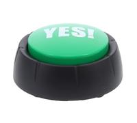 Mikikit Funny Yes Button Sound with Sound Activation and Non-slip Pads, Plastic Material, 2pcs Pack, for Home and Table Use, Prank Noise Maker for Family and Friends