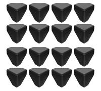 Mikikit Furniture Corner Protectors 100Pcs Black Plastic Guards Reusable Removable Cushions for Home and Safety