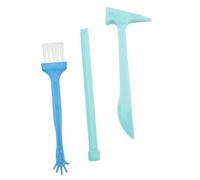 Mikikit Gem Dig Kit 3pcs Set with Plastic Hammer, and Brush - Educational Archaeological Excavation Tools for Boys and Stem Science