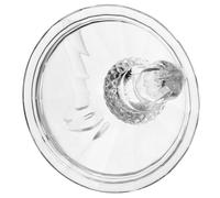 Mikikit Glass Pitcher Lid 3l Juice Dispenser Cover Embossed Crystal Drink Jug Accessory for Cold Water Pitcher