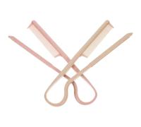 Mikikit Hair Straightening Combs Hair Parting Tool 2pcs V-shaped Easy and Precision Styling Elegant Design for Women for Home and Business Trip Use