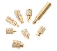 Mikikit Heat Set Insert Nut Kit with Copper Threaded Tips M2-m8 for 3d Printer Parts Accessories Heat Insert Press Tool Compatible with 3d Printer Upgrades and Repairs